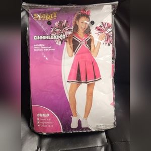 Girl cheerleading costume